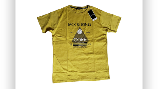 Jack & Jones Men's Crew Neck T-Shirt with large print